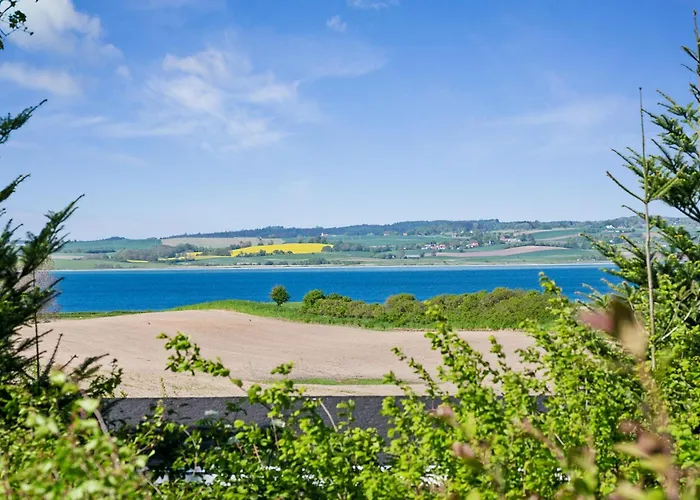 Cosy House On Mols With Terrace And Views Of The Landscape And Water Knebel